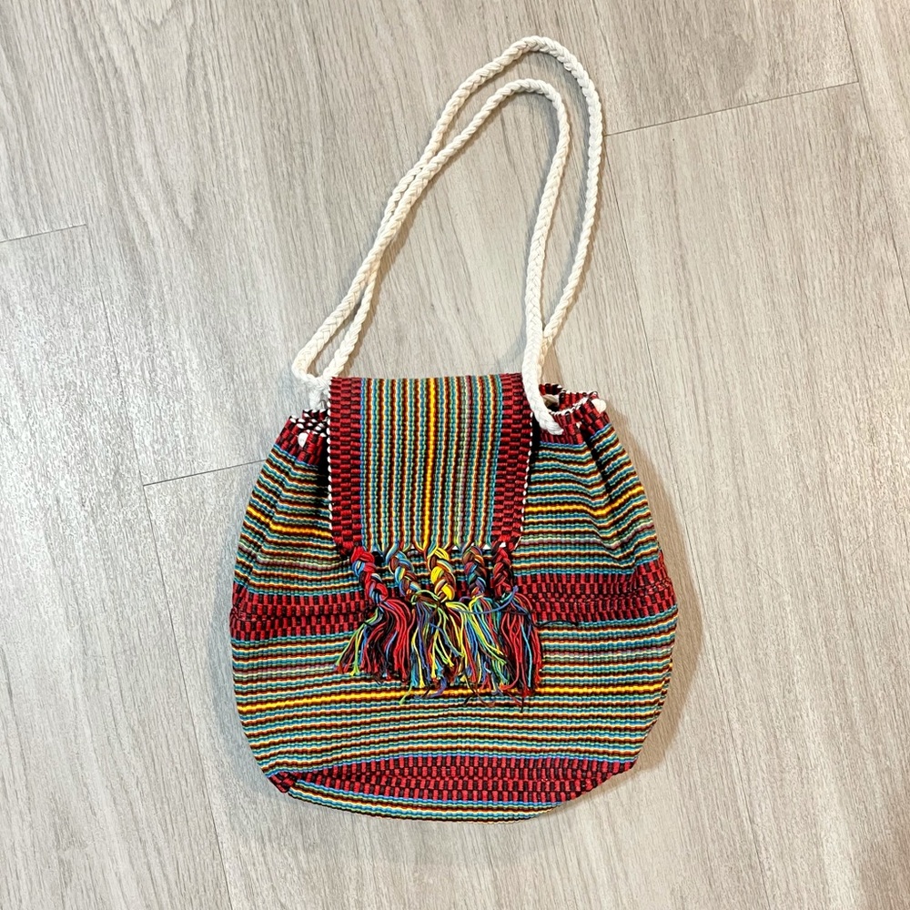 Pre-loved! Tribal Handwoven Shoulder Bag!